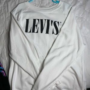 White Levi’s Sweater